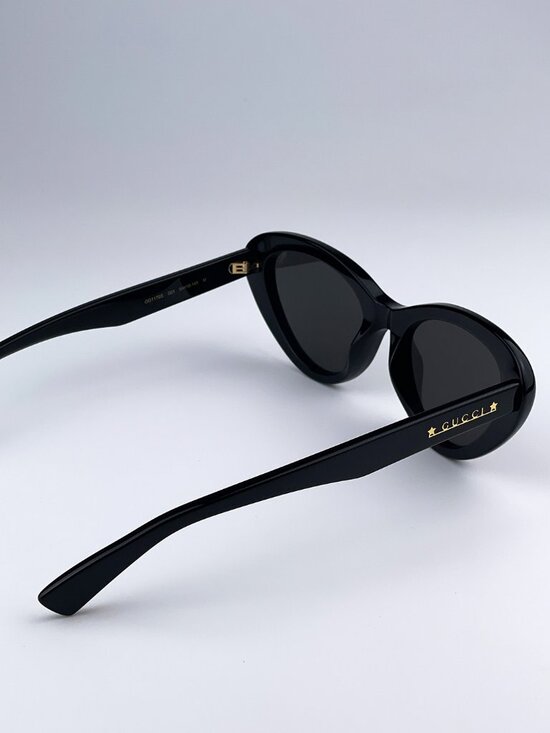 Gucci GG1170S 001 Sunglasses Black Grey Cat Eye Women main image 4